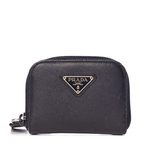 black prada bag with coin purse|prada saffiano coin purse.